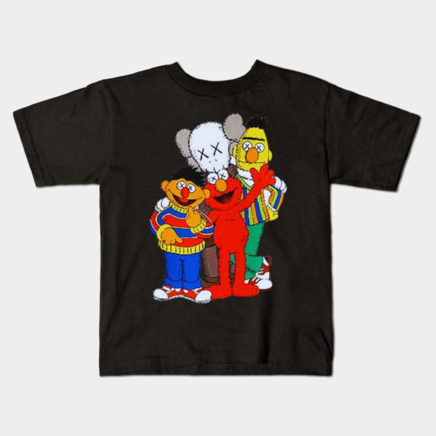 Kaws mimin 2 Kids T-Shirt by endamoXXM